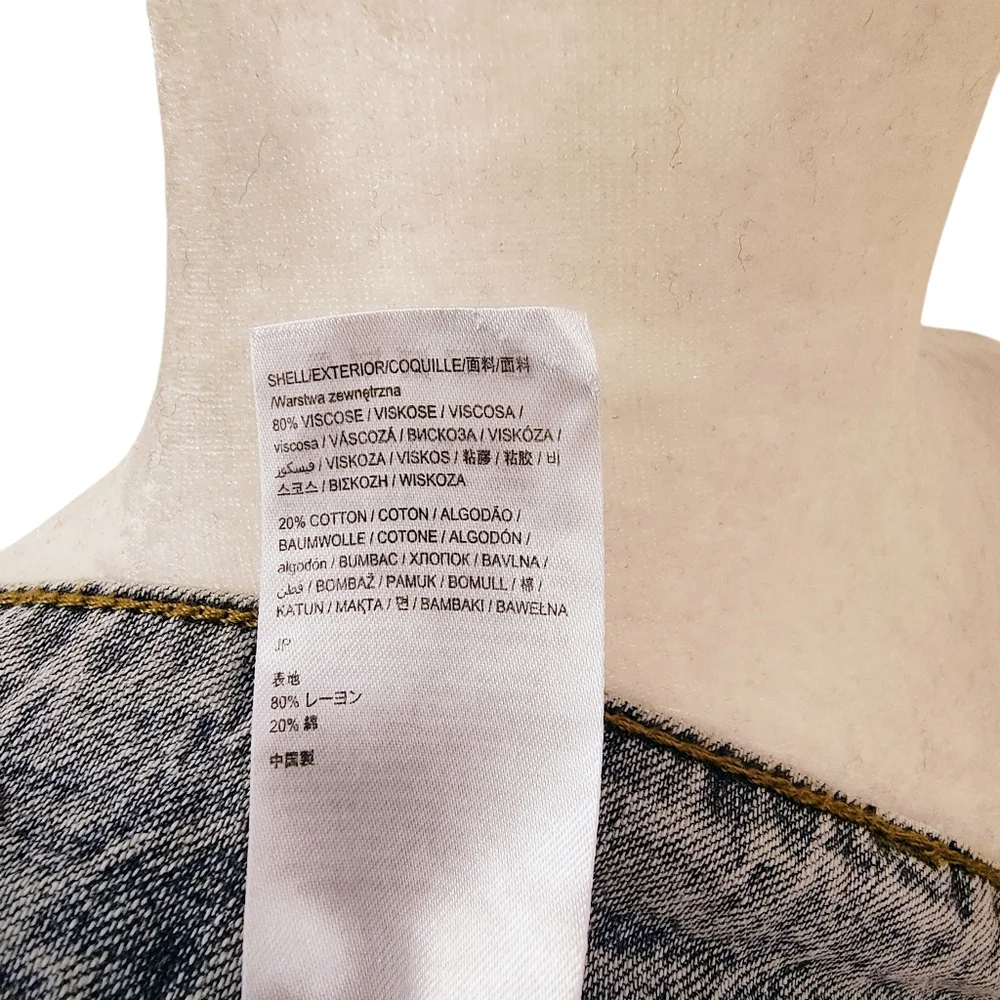 Desigual Wearable Art Multicolor Patchwork Denim Creative Artistic Maxi Skirt - Picture 14 of 16